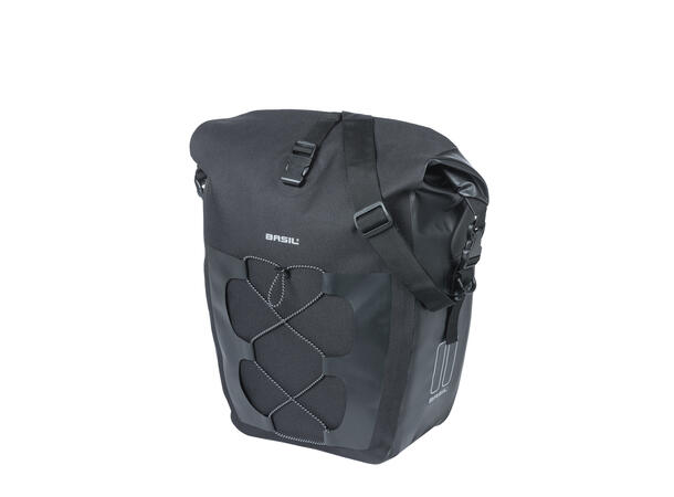 Basil Navigator MIK Hooks Sideveske 15liter, MIK Hooks System, Vanntett 