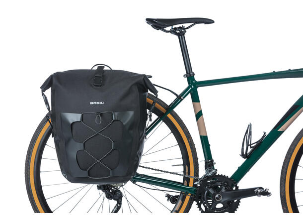 Basil Navigator MIK Hooks Sideveske 15liter, MIK Hooks System, Vanntett 