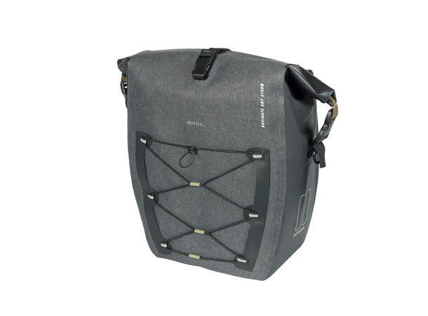 Basil Navigator StormMIK Hooks Sideveske 15liter, MIK Hooks System, Vanntett 