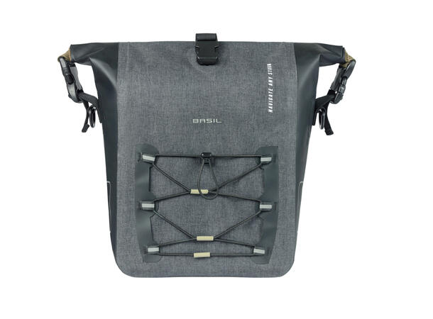 Basil Navigator StormMIK Hooks Sideveske 15liter, MIK Hooks System, Vanntett 