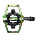 HT T2-SX BMX Pedaler Camo Alu, 4-pins, m/cleats, 372gr