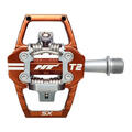 HT T2-SX BMX Pedaler Root Beer Brun Alu, 4-pins, m/cleats, 372gr