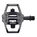 HT T2-SX BMX Pedaler Stealth Alu, 4-pins, m/cleats, 372gr