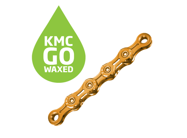 KMC X11EL Ti-N Go Waxed Kjede Gull 11-Delt, 118 ledd, 5.65mm 