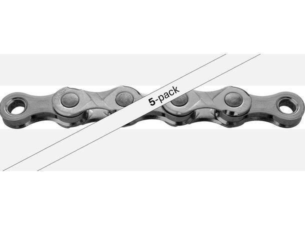 KMC e11 EPT El-Sykkel Kjede Sølv 5pk 11-Delt, 5x136 ledd, 5.65mm, Rustfritt 