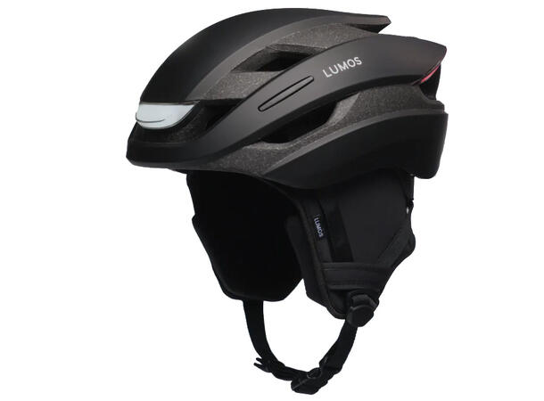 Lumos Winter Liner Innertrekk Hjelm Sort, vindtett, med ørevarmere 
