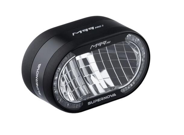 Supernova M99 Pro 2 Frontlykt 3000L, 24-60V, Sort, Remote, 190g 