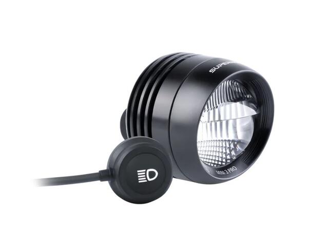 Supernova Mini 3 Pro Frontlykt 21W, 12V, Sort 