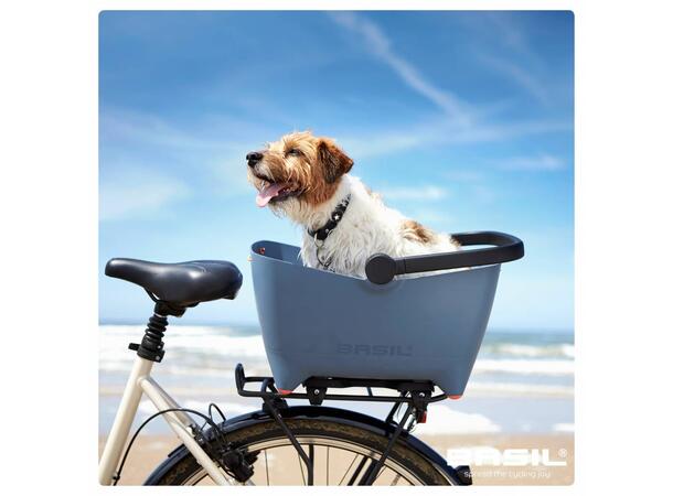 Basil Buddy MIK Hundekurv Bak Blå, 32 ltr 
