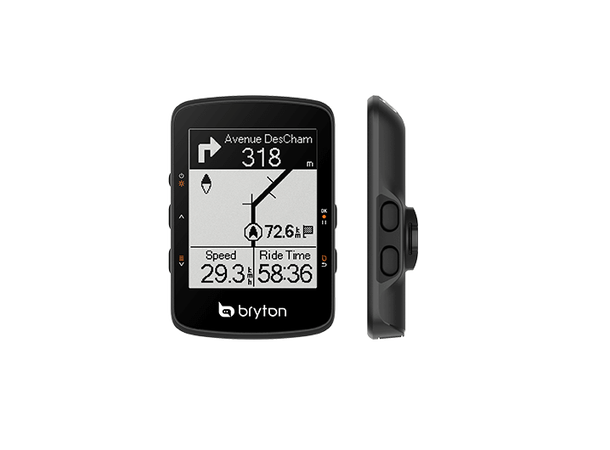 Bryton Rider 460 E GPS Computer 2.6" , Mono LCD skjerm, full GNSS, 58g 