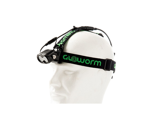 Gloworm Hodebånd Sort, passer til  X2, XS og XSV 