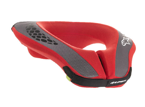 Alpinestars Sequence Nakkebeskytter JR Sort/Rød, PU / EVA Foam, 520gr 