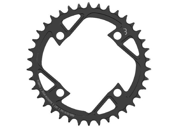 BBB Bosch E-BikeGear BCR-76E Krankdrev 104 BCD/4-arm Narrow-Wide, 11/128", Stål 