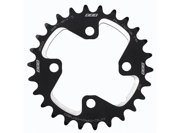 BBB MTBgear BCR-46S Krankdrev 64 BCD/4-arm, 2x10-delt, Alu 
