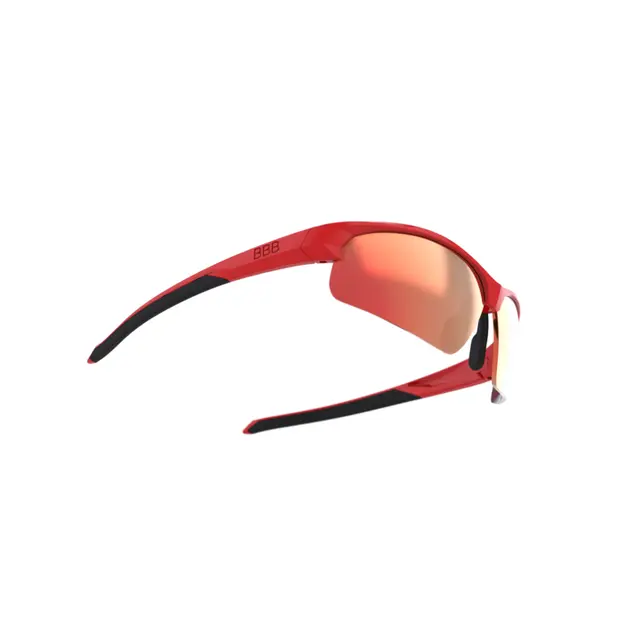 BBB Impress BSG-68 Brille Glossy Rød Small, MLC, Gule og klare ekstra glass 
