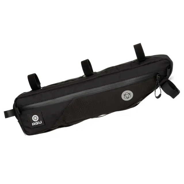 AGU Venture Bikepacking Rammeveske L Sort, 5.5L, 210gr, 52 x 14 x 6cm 