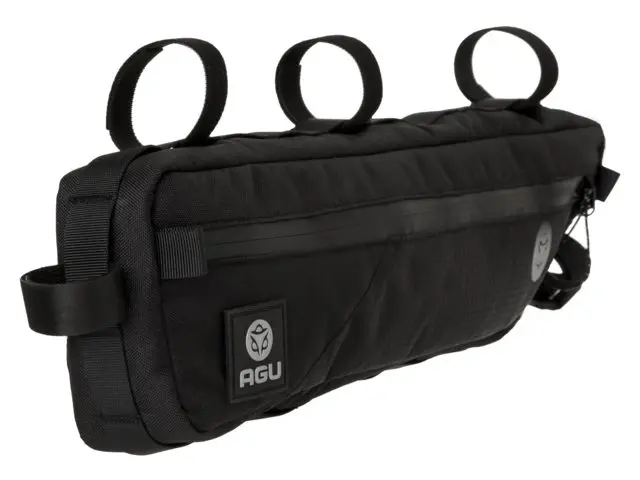 AGU Venture Bikepacking Rammeveske L Sort, 5.5L, 210gr, 52 x 14 x 6cm 