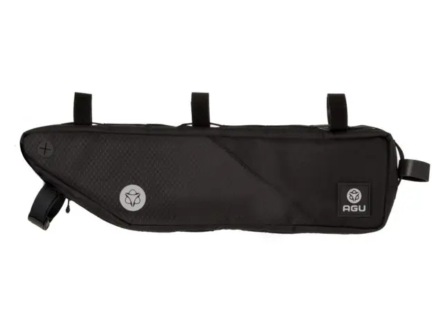 AGU Venture Bikepacking Rammeveske L Sort, 5.5L, 210gr, 52 x 14 x 6cm 