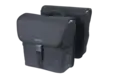 Basil GO Go-Double MIK Sideveske Sett Sort, 32 ltr, ink MIK system