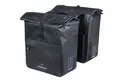 Basil Urban Dry ShopperMIK SideveskeSett Sort, 46-52Liter, ink MIK System,vannt