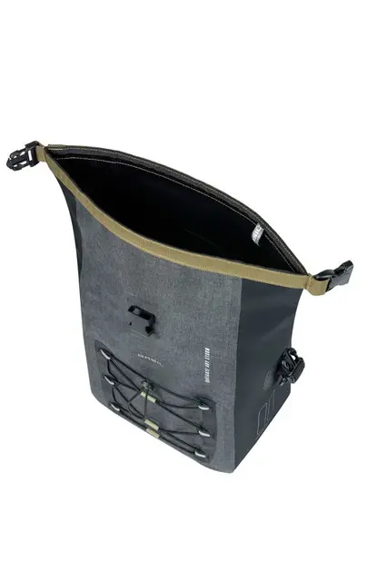 Basil Navigator MIK Studs Sideveske M Grå,15l,Vanntett IPX3,ink MIK-Studsystem 