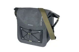Basil Navigator Storm KF Styreveske Grå,11l,Vanntett(IPX3),ink KlickFixfeste