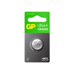 GP Ultra Plus 2025 Knappcell Batteri 3V 1 stk, ø20mmx2.5mm, Lithium