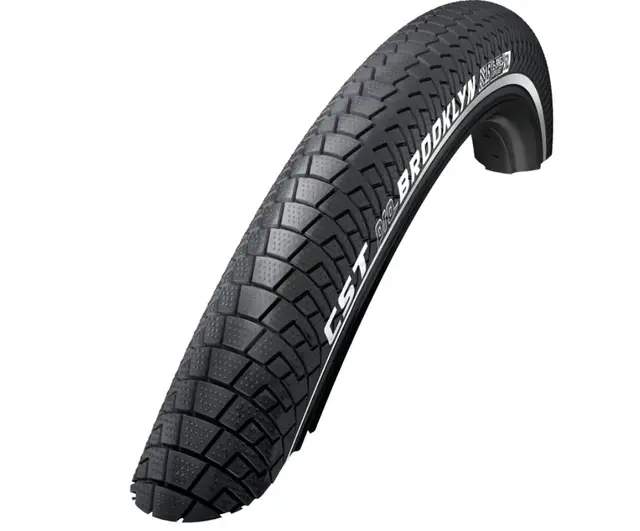 CST Pro Brooklyn E-Cargo EPS 26" dekk 26 x 2.15", E50, 55-559, 60TPI,Refleks 