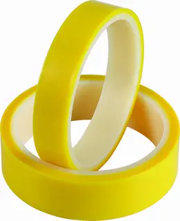 BBB Rimtape BTI-151 Tubeless Felgbånd 10m x 18mm, Selvklebende, Gul, på rull