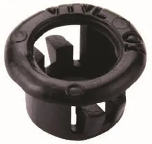 Ventilhullforing 10-pk Sort, plast, fra Ø 8.5mm > Ø 6mm 