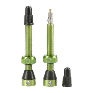 Tubolight Tubeless Ventil 50mm PAR Grønn Presta, alu, 12gr (par)