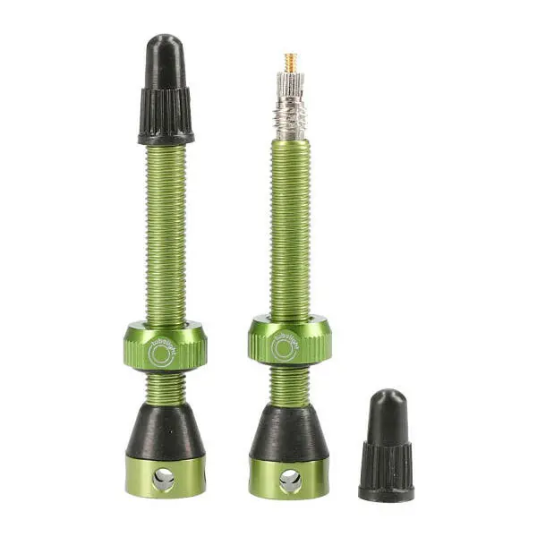 Tubolight Tubeless Ventil 50mm PAR Grønn Presta, alu, 12gr (par) 