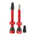 Tubolight Tubeless Ventil 50mm PAR Rød Presta, alu, 12gr (par)