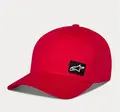 Alpinestars Pivot Caps Rød L/XL Flex-Fit back, bøyd brem