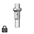 Sapim Double Square Sølv Eikenipler Messing, 2 x 18mm, Secure Lock, 500pk