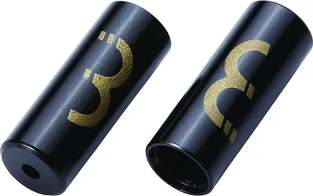 BBB CableEnd BCB-152 Endehylser 4mm, 10stk, sort alu, m/støvpakning 