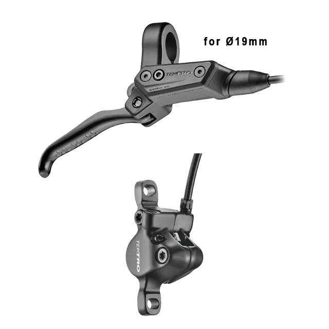 Tektro JUNIOR 19 Skivebrems Høyre Ø19mm, HD-J3129, 1900mm ledning, u/skive 