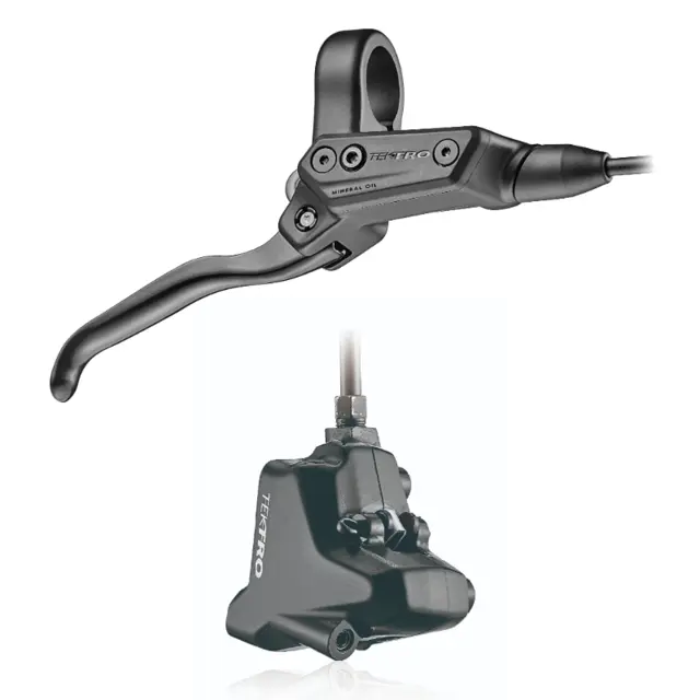 Tektro FLATMOUNT 1.8 Skivebrems Venstre 2-P, HD-M3110, 1900mm ledning, u/skive 