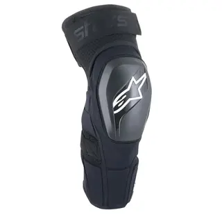 Alpinestars Plasma Elite Shield Knebesk. Sort/Hvit, Level 2, 865gr