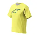 Alpinestars A-Dura Ride SS Trøye Large, Gul, Regular Fit