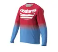 Alpinestars A-Dura Astars 2.0 LS Trøye Large, Rød/Blå, Regular Fit