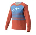 Alpinestars A-Dura Elite Blocked Trøye Large, Rød, Regular Fit
