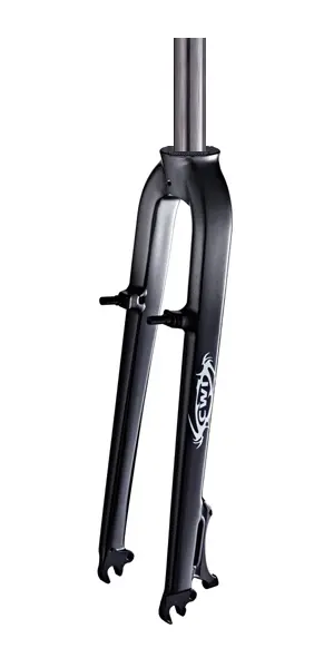CWI Alu V-brems/Disc Gaffel 28" Alu/alul, 1 1/8" a-head, sort, 910gr 