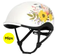 Lumos Nyxel MIPS Flower Power Hjelm L, 56LED, Blinklys, 58-63cm