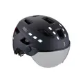 BBB District BHE-163 Hjelm M/L 24LED, Lys, 54-60cm, m/Visir