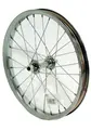 Forhjul 16"/305mm Alu Enkel bunn, 82mm, fast aksling, mutter