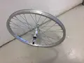 Bakhjul 20"/406mm alu Enkel bunn, krans, fast aksling, mutter