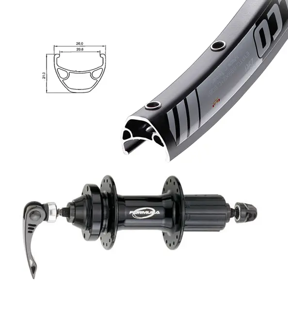 LITE Disc IS 27.5" Sort Bakhjul 5-stk = 435,- pr.stk 