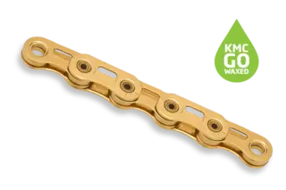 KMC XSL Flat Go Waxed Kjede Gull 12/13-Delt SRAM, 126 ledd, 5.2mm