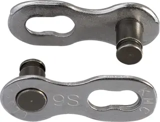 KMC MissingLink 9R EPT Kjedelås Sølv 9-Delt, 2-pack, 6.6mm, Rustfritt